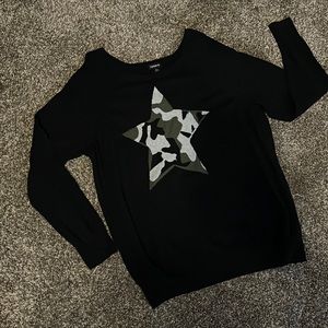 Torrid Star Camo Sweater